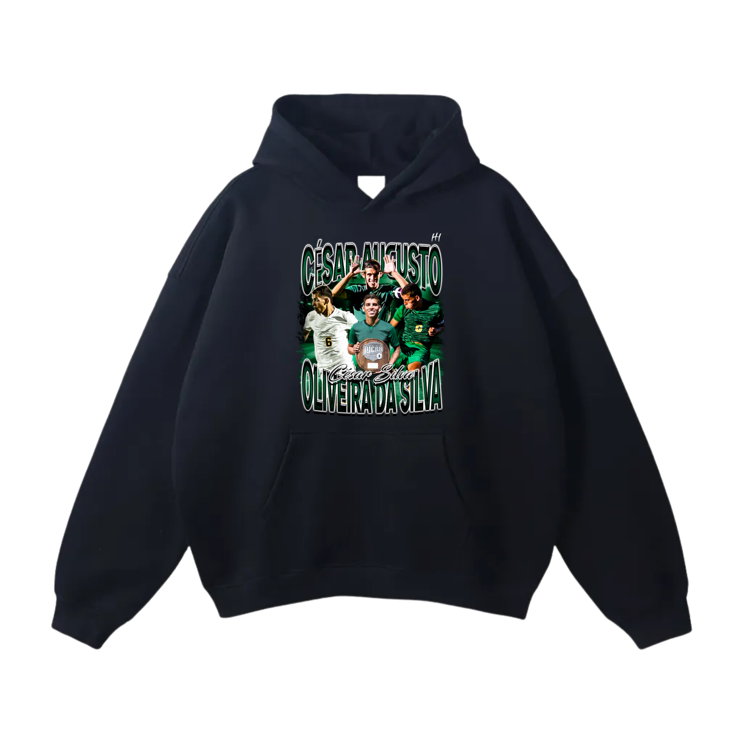 César Augusto Oliveira da Silva Oversize Fleeced Hoodie