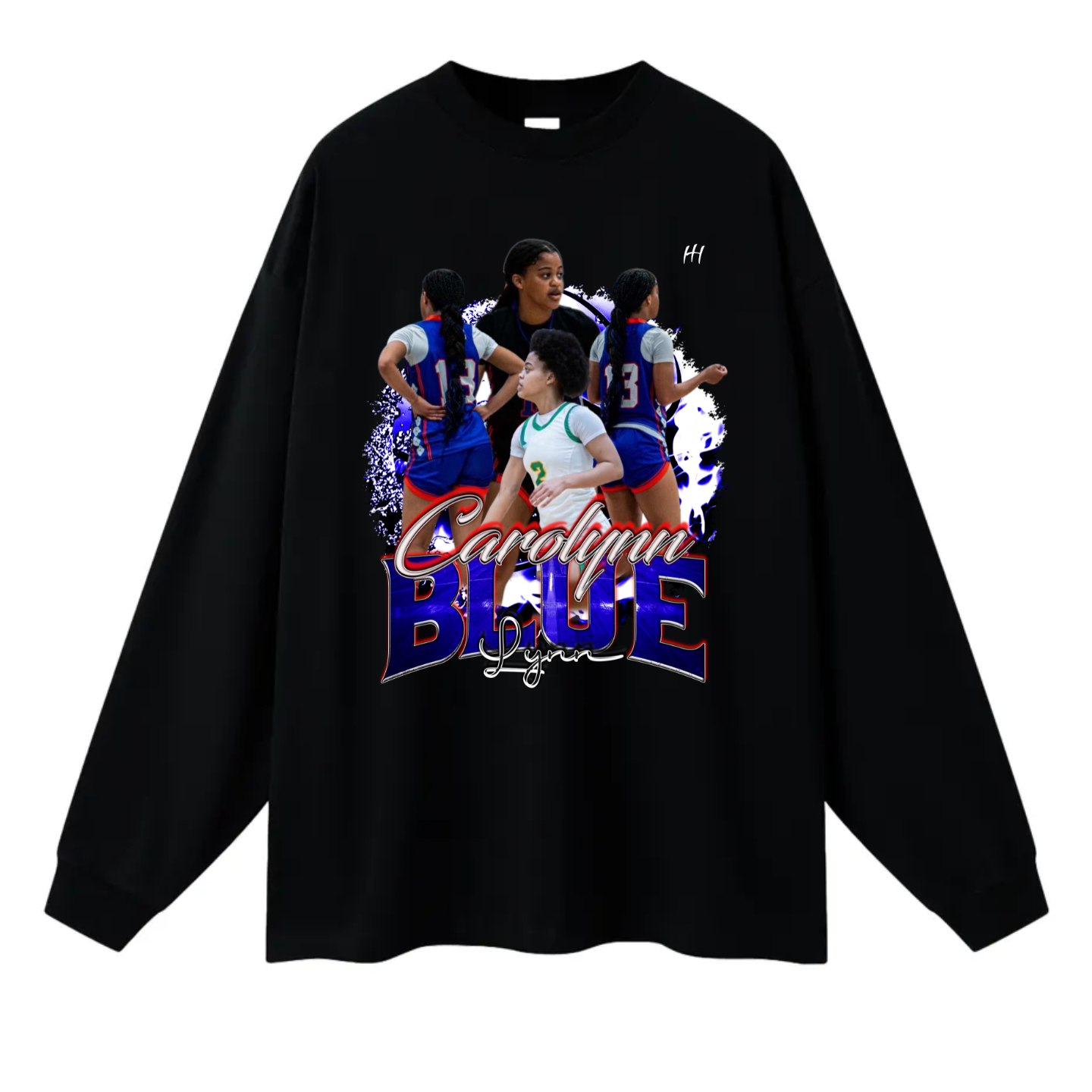 Carolynn Blue Long Sleeve Tee