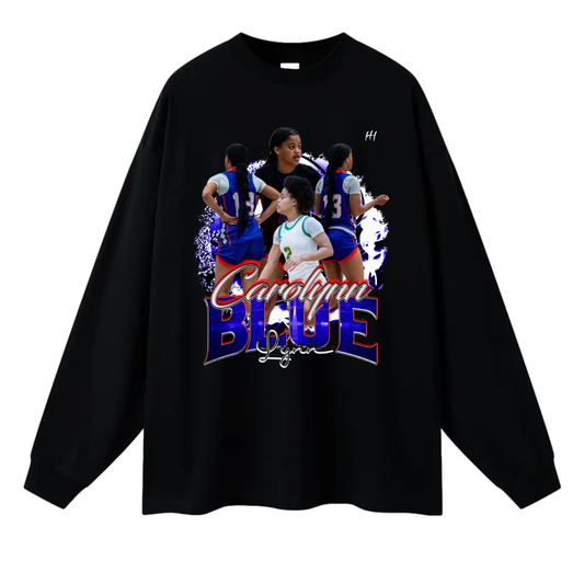 Carolynn Blue Long Sleeve Tee