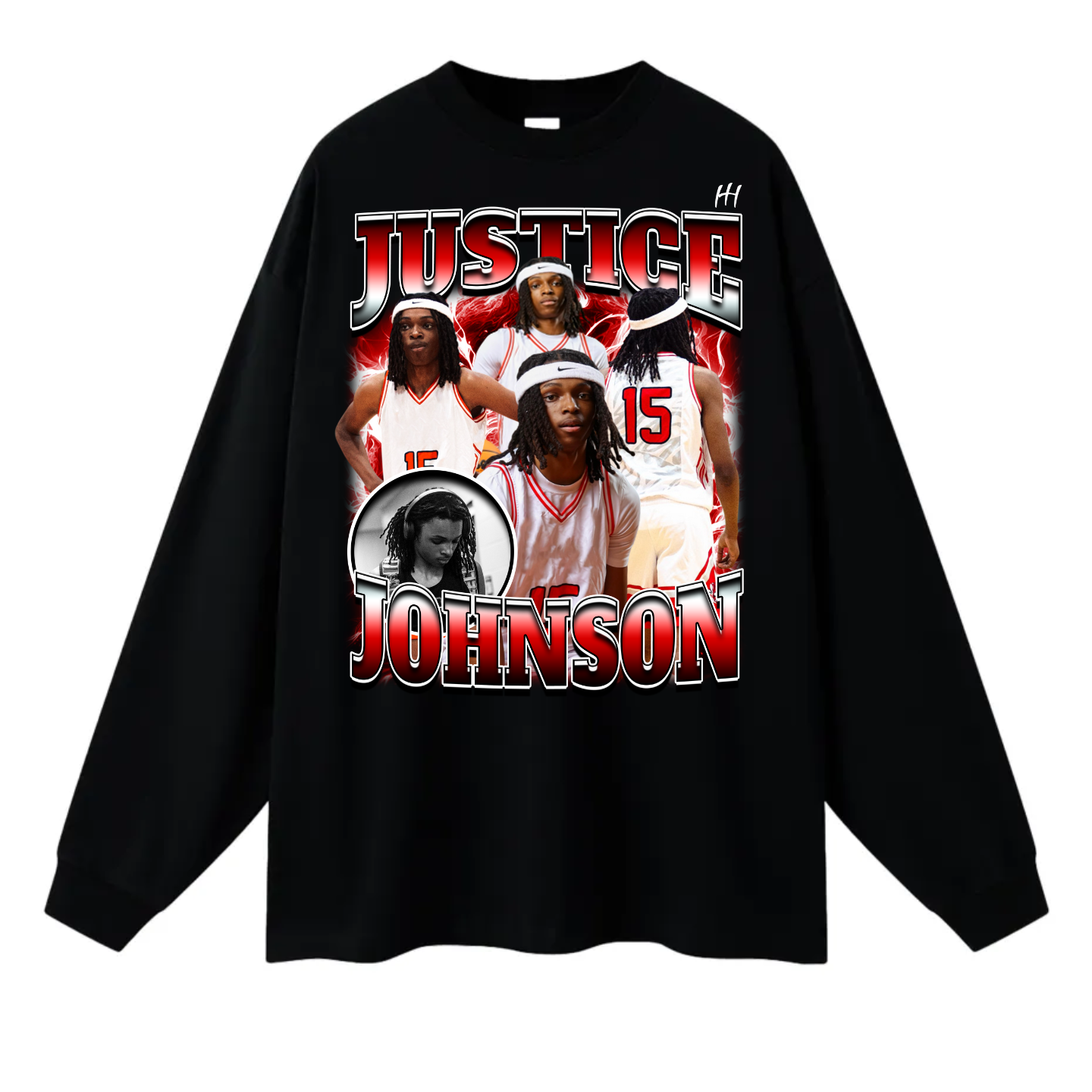 Justice Johnson 2 Long Sleeve Tee