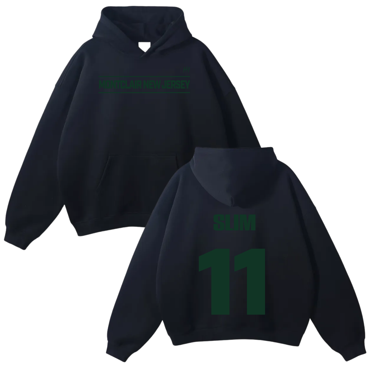 Nate Narcisse Oversize Fleeced Hoodie