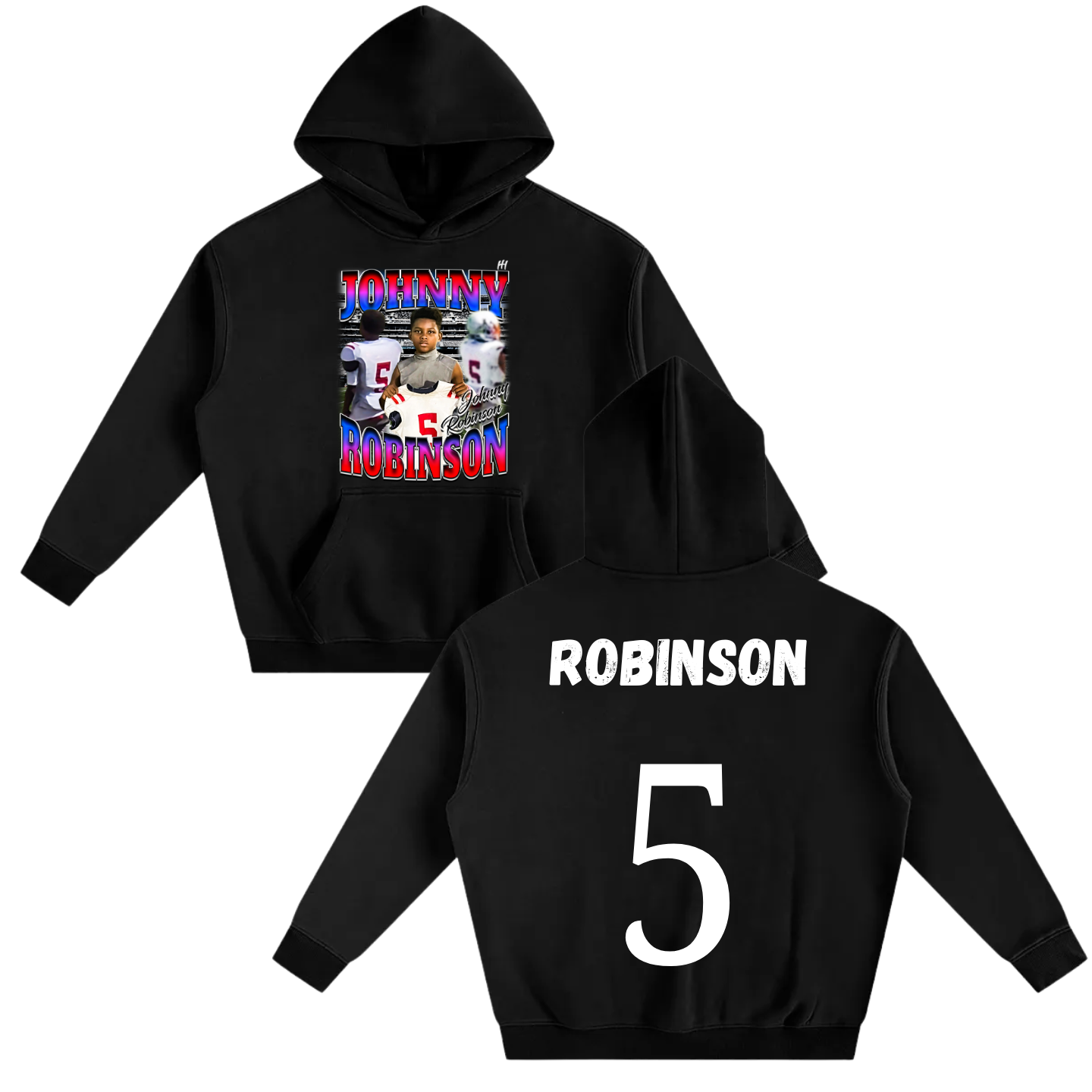 Johnnyy Robinson Oversize Fleeced Hoodie