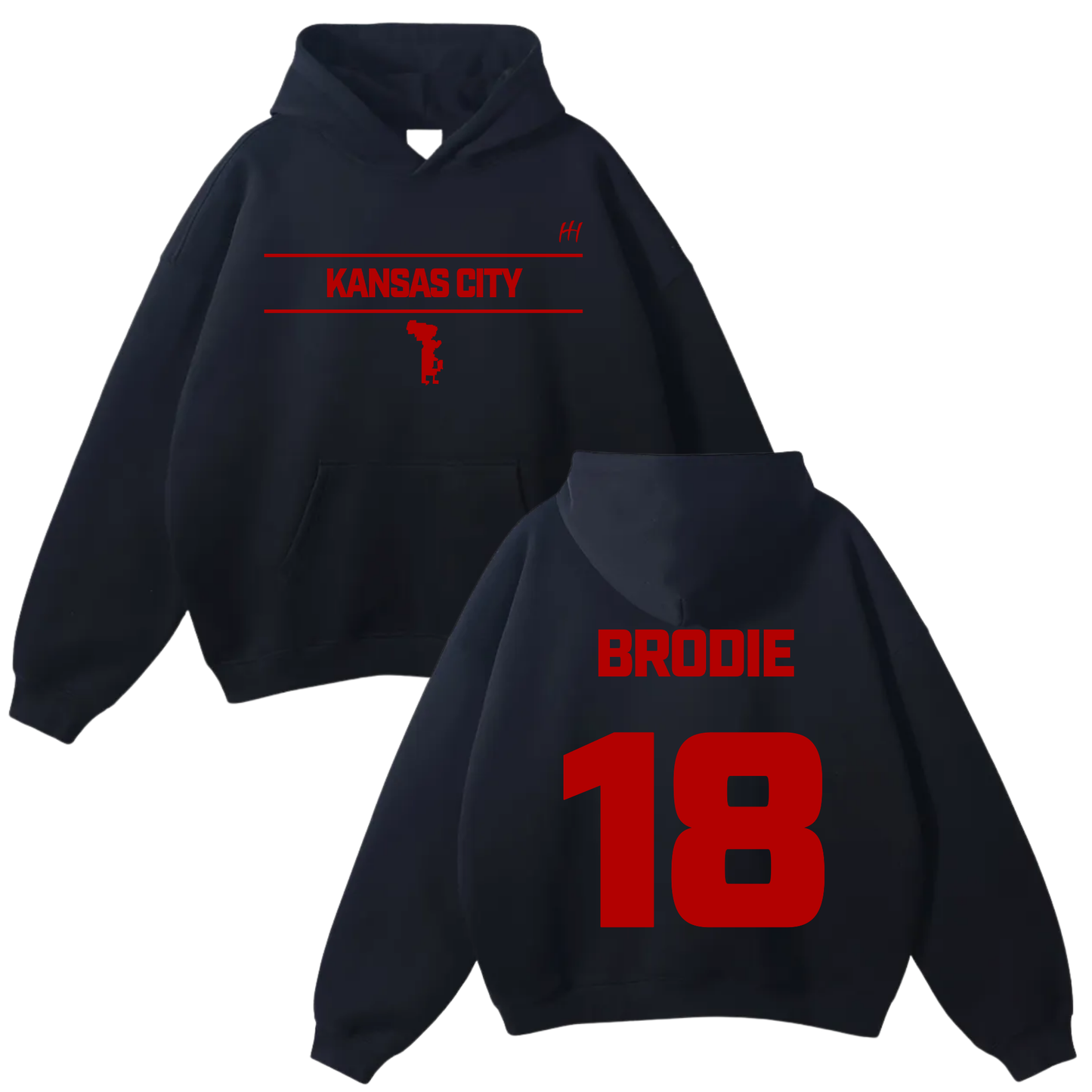 Brodie Gage Fetters Oversize Fleeced Hoodie