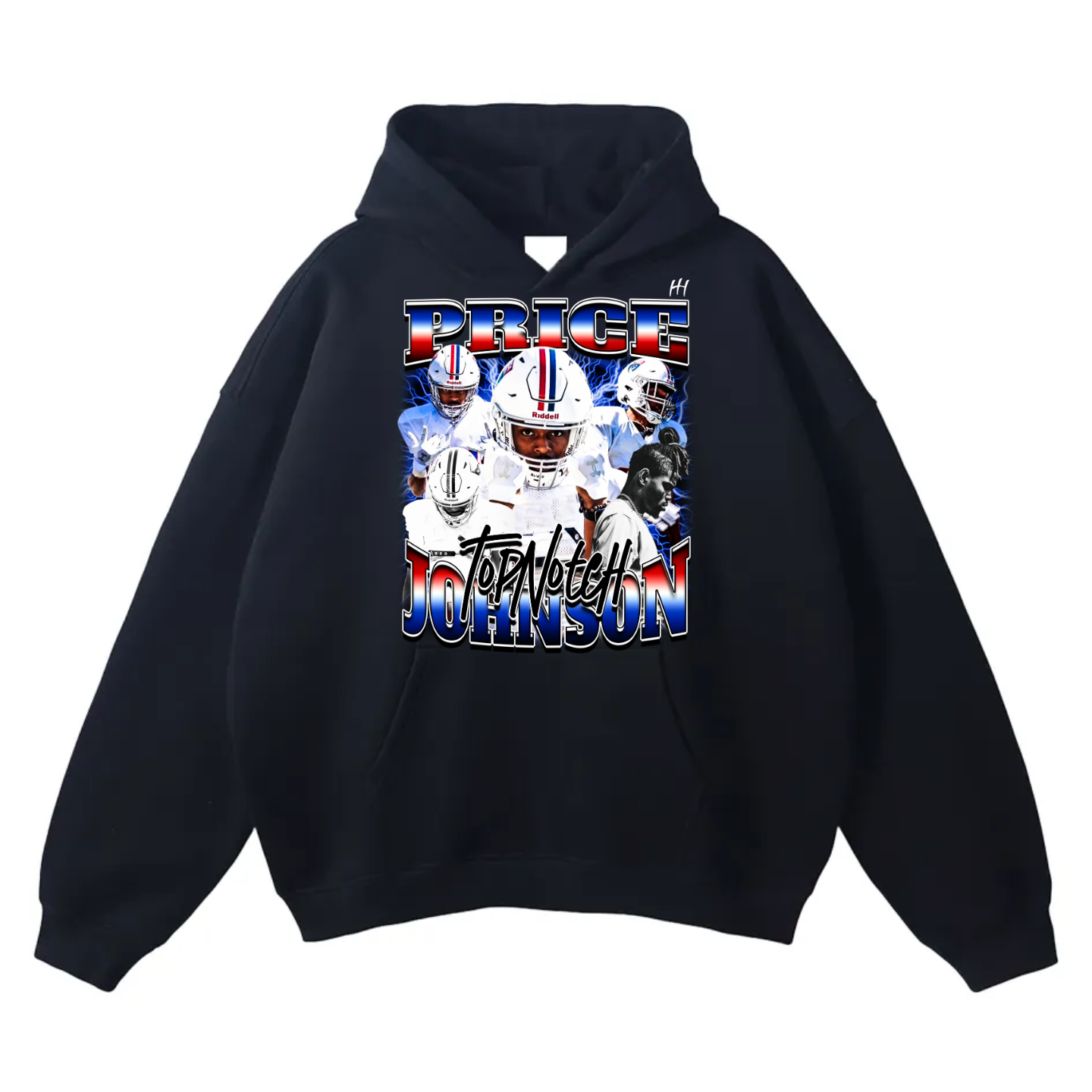 Price Johnson Oversize Fleeced Hoodie