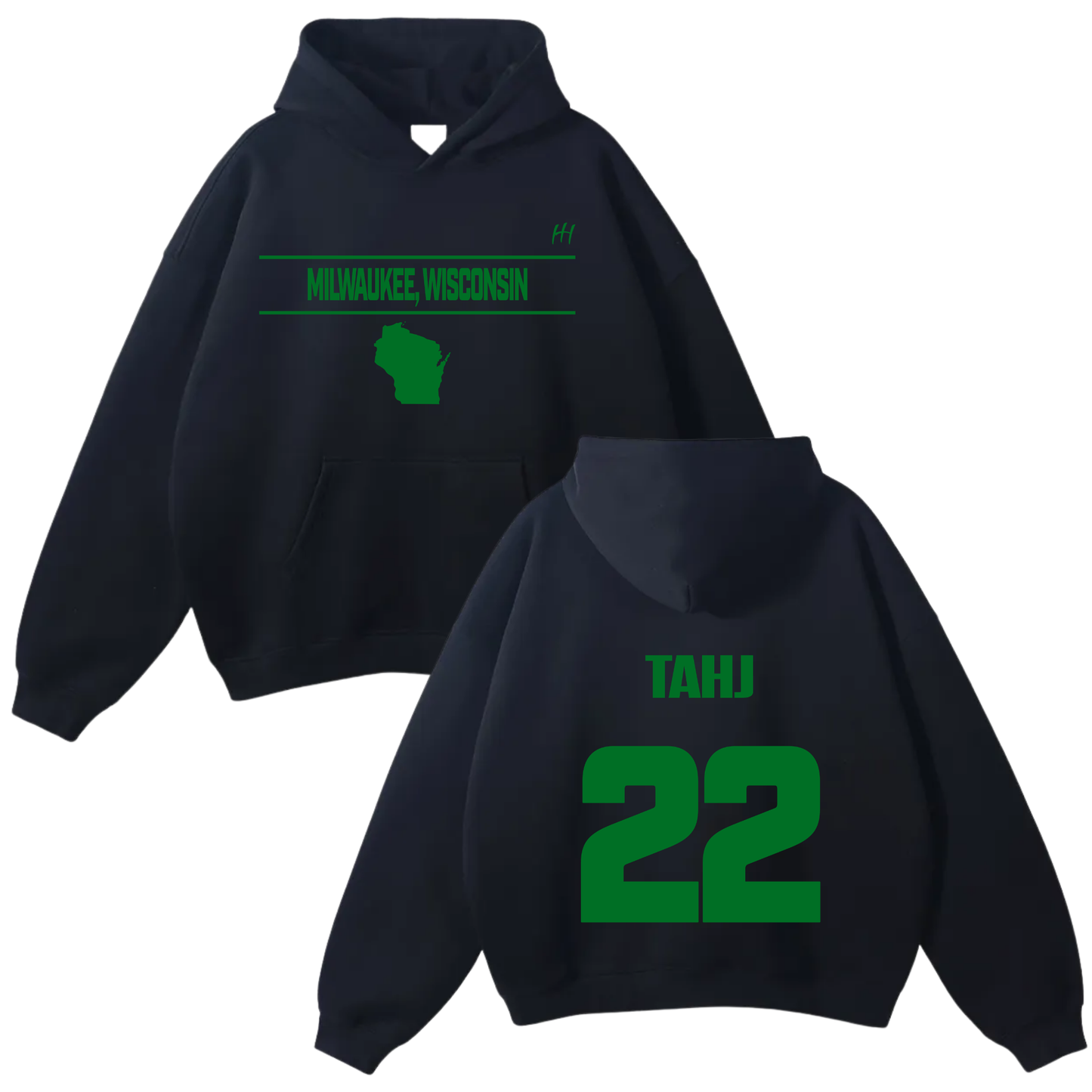 Tahjhe Johnson Oversize Fleeced Hoodie