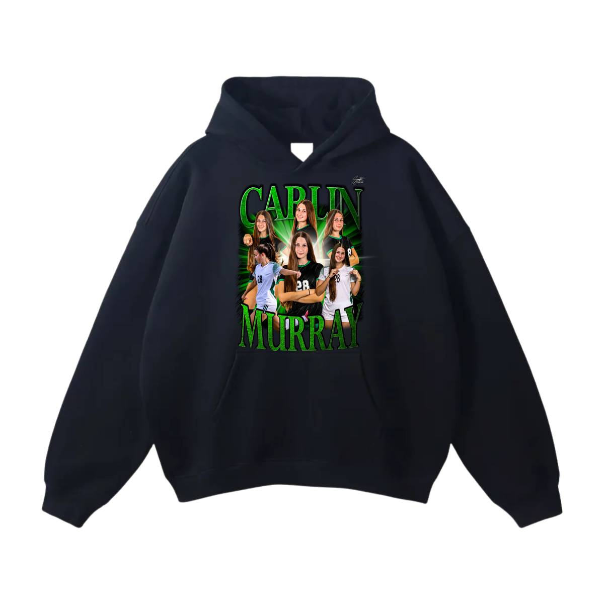 Carlin Murray Oversize Fleeced Hoodie