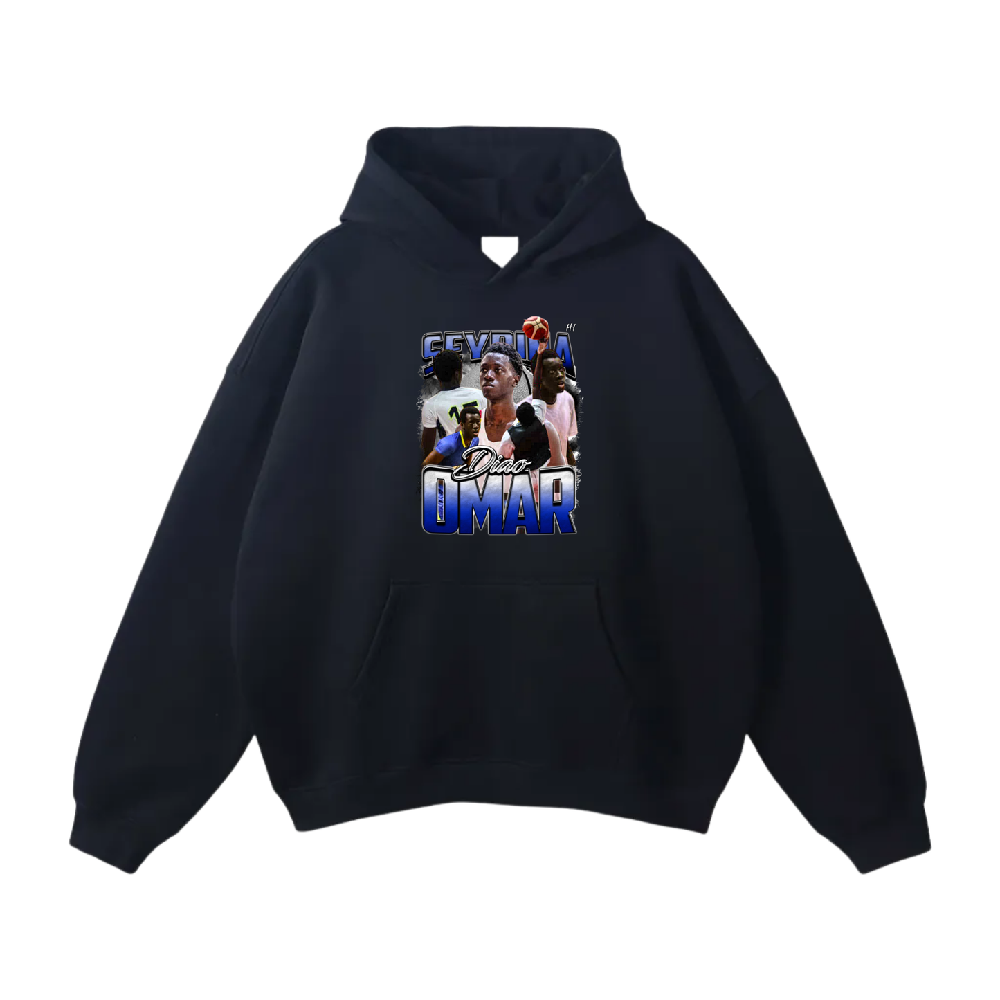 Seydina Omar Oversize Fleeced Hoodie