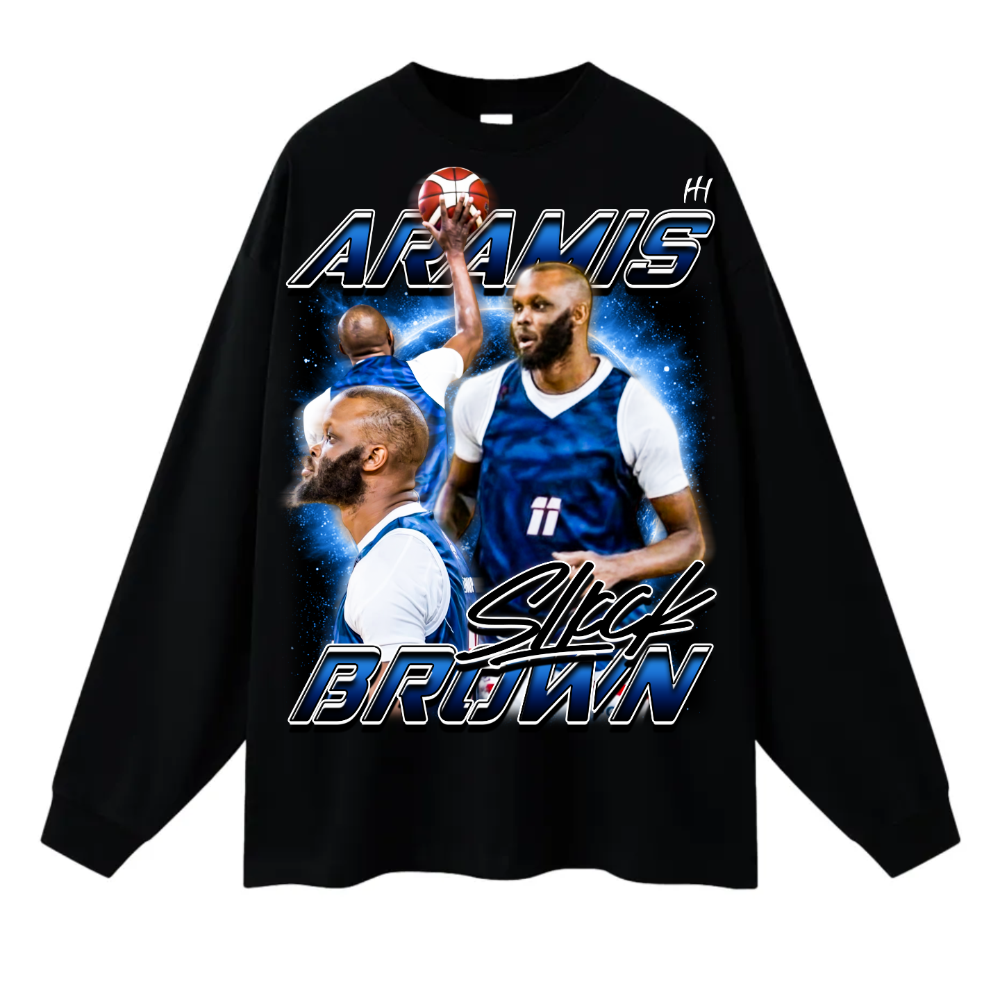Aramis Brown Long Sleeve Tee
