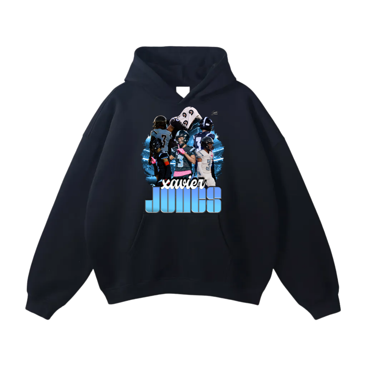 Xavier Jones Oversize Fleeced Hoodie