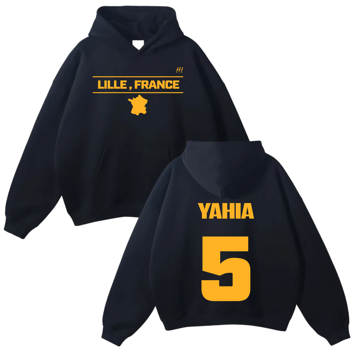 Nael Yahiatene Oversize Fleeced Hoodie