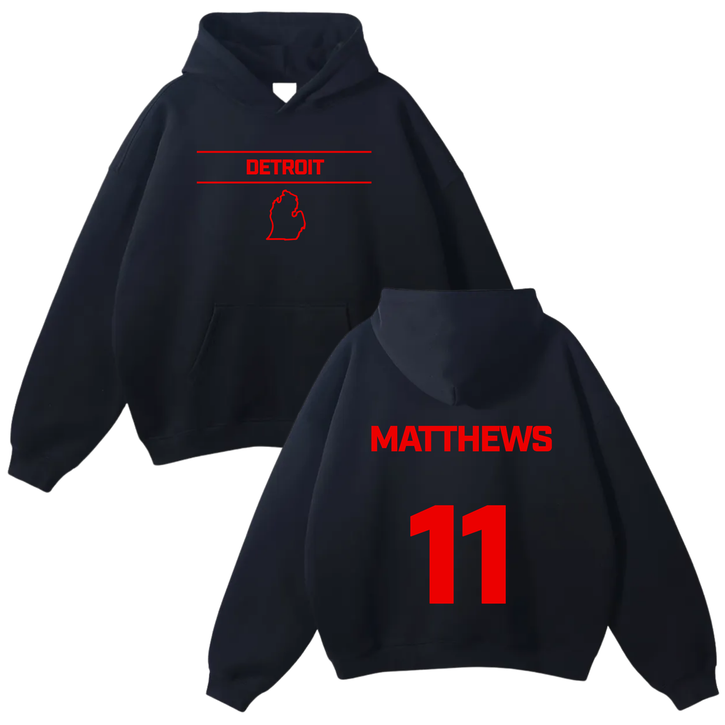 Lorenzo Matthews Oversize Fleeced Hoodie
