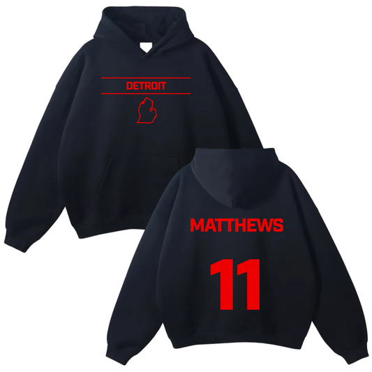 Lorenzo Matthews Oversize Fleeced Hoodie