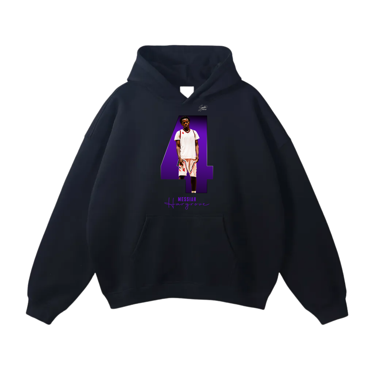 Messiah Hargrove Oversize Fleeced Hoodie