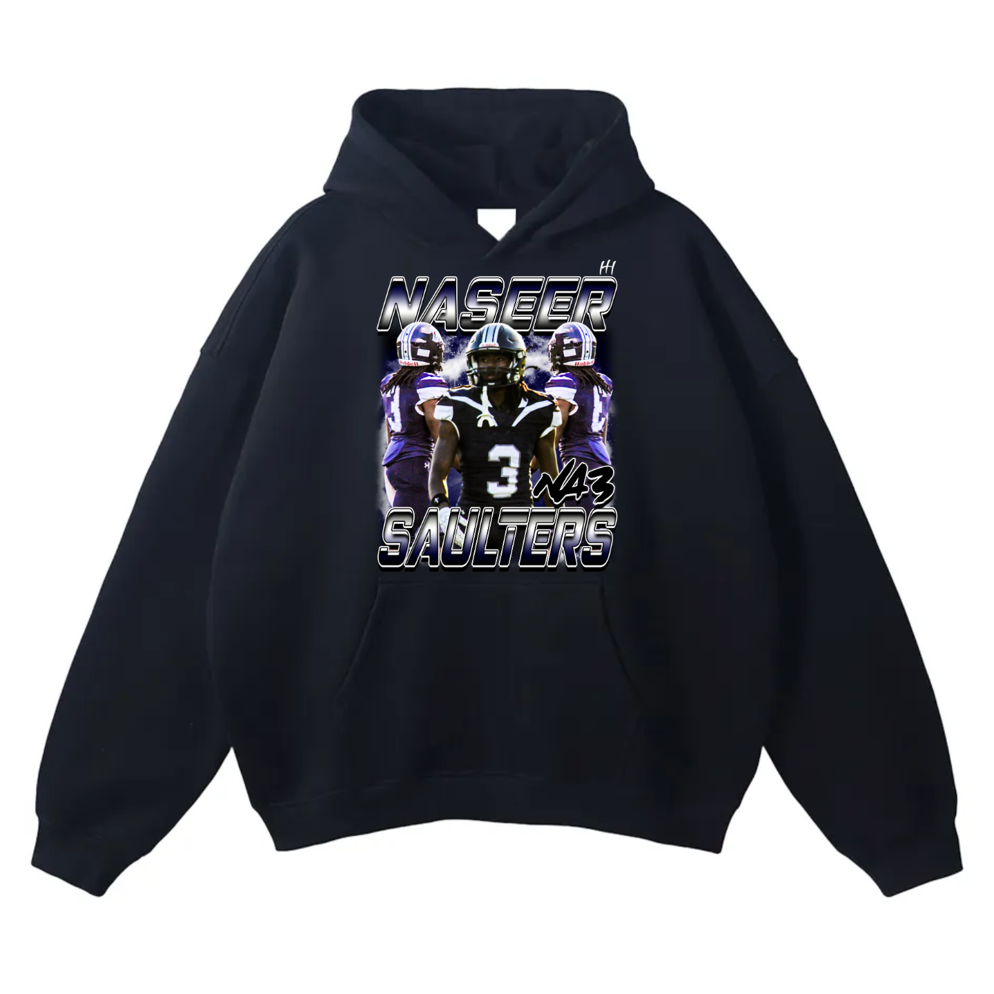 Naseer Saulters Oversize Fleeced Hoodie