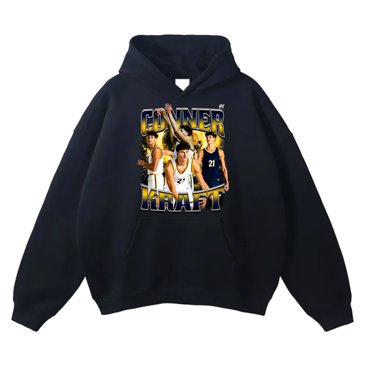 Conner Kraft Oversize Fleeced Hoodie