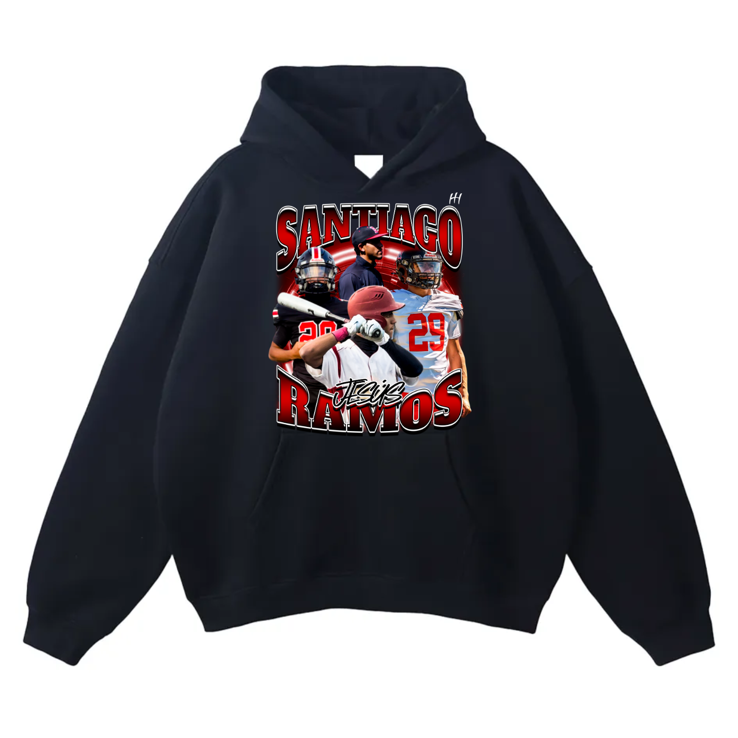 Santiago Jesús Ramos Oversize Fleeced Hoodie