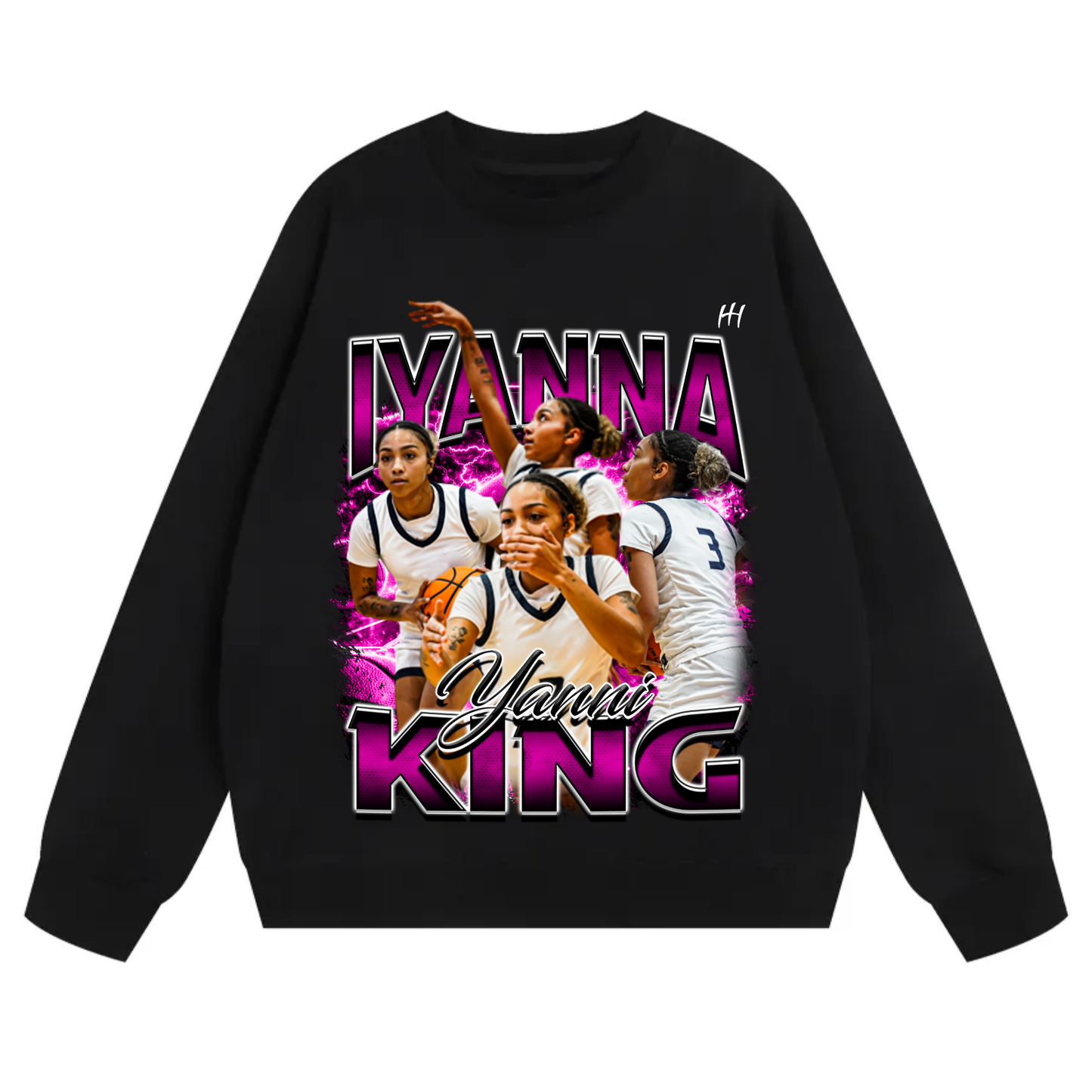 Iyanna king Heavyweight Crewneck Sweatshirt
