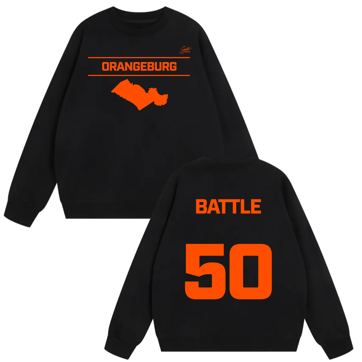 DeMari Battle Heavyweight Crewneck Sweatshirt