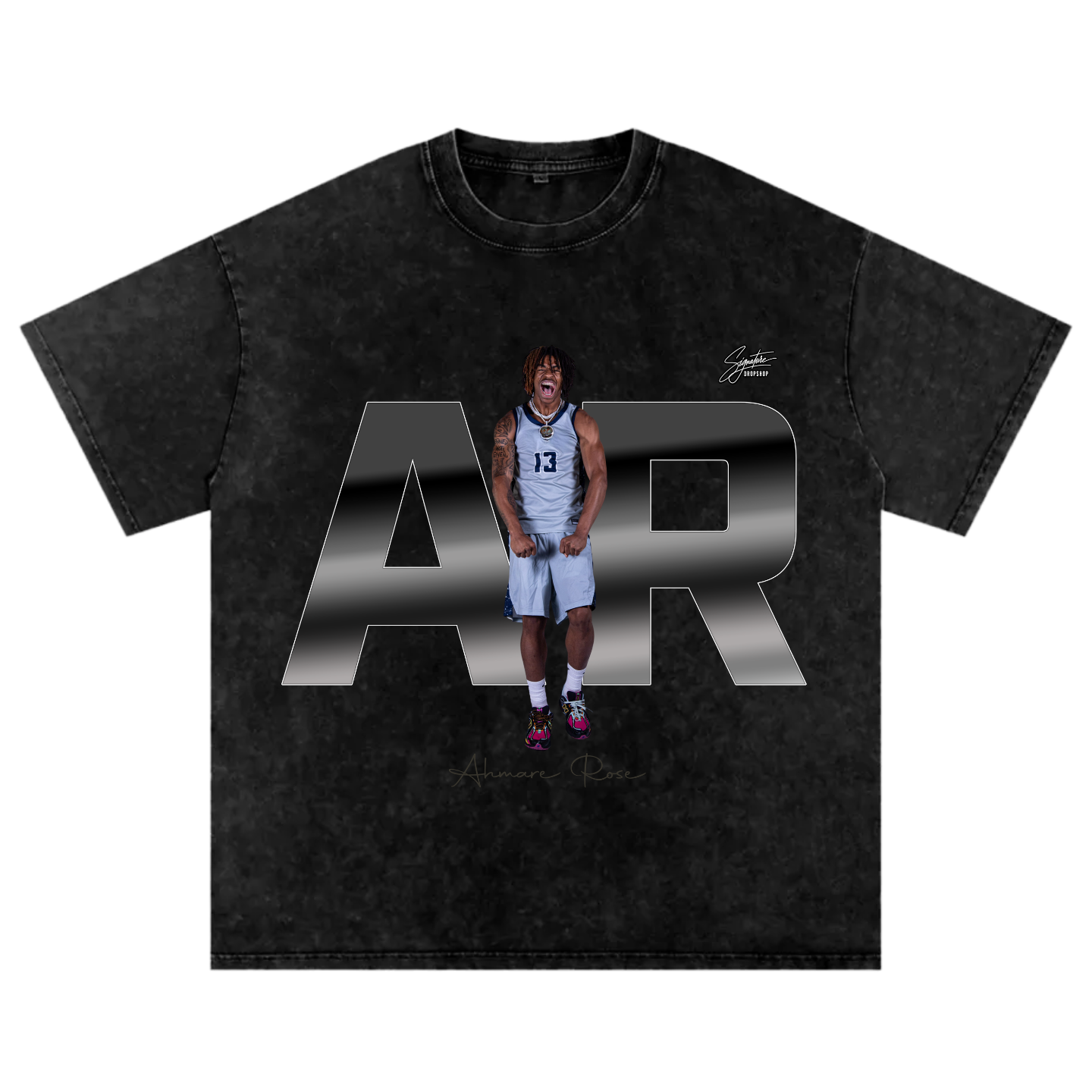 Ahmare Rose Oversized T-shirt