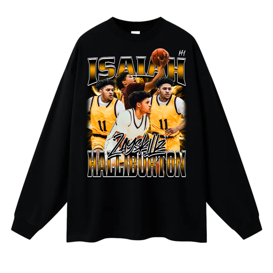 Isaiah Halliburton Long Sleeve Tee