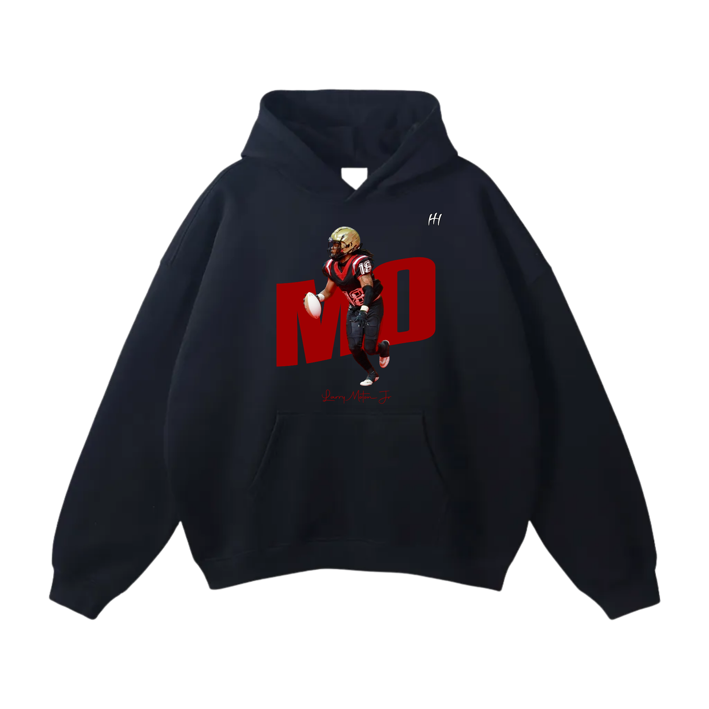 Larry Moton Jr Oversize Fleeced Hoodie