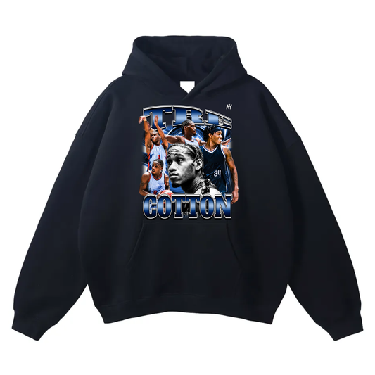 Tre Cotton Oversize Fleeced Hoodie