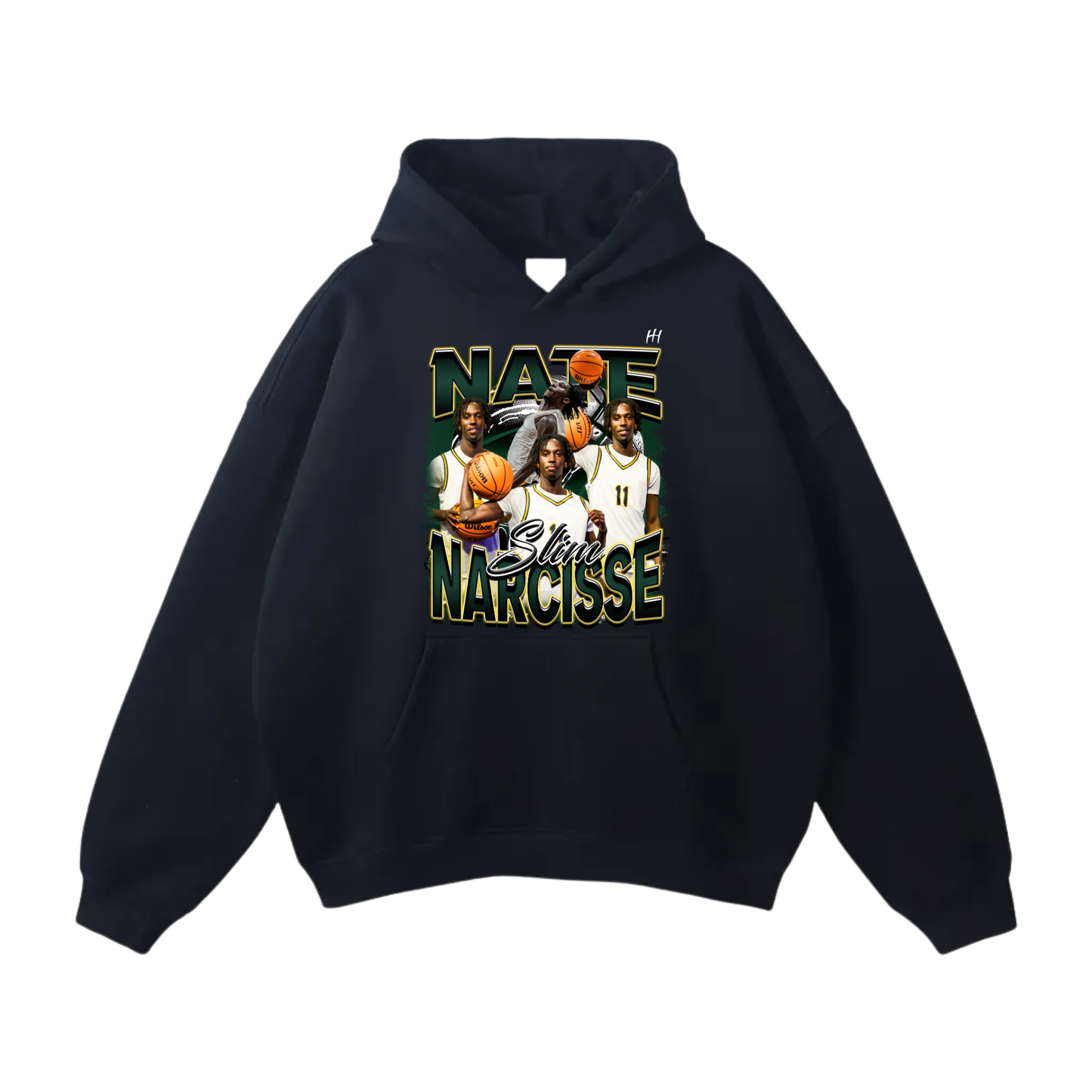 Nate Narcisse Oversize Fleeced Hoodie