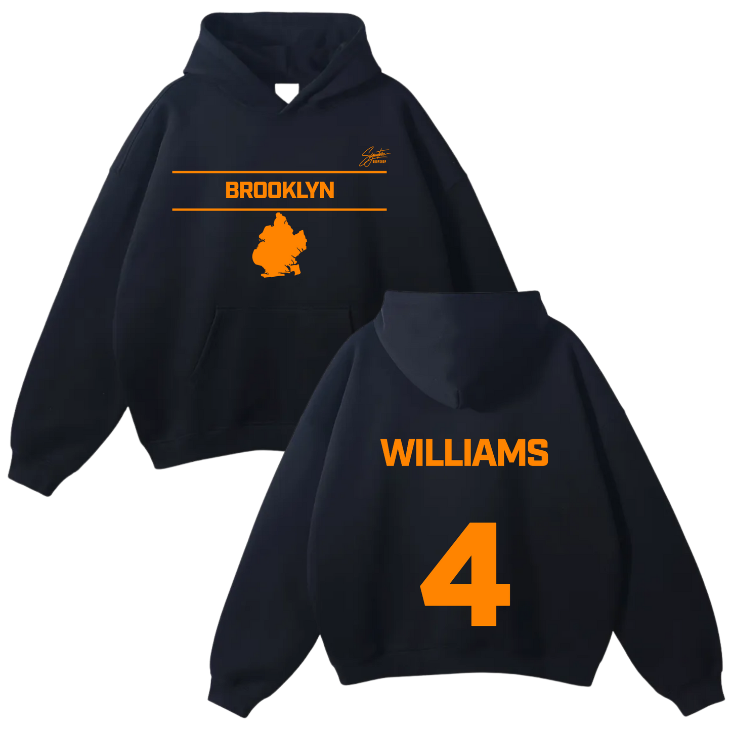 Jeremiah williams Oversize Fleeced Hoodie