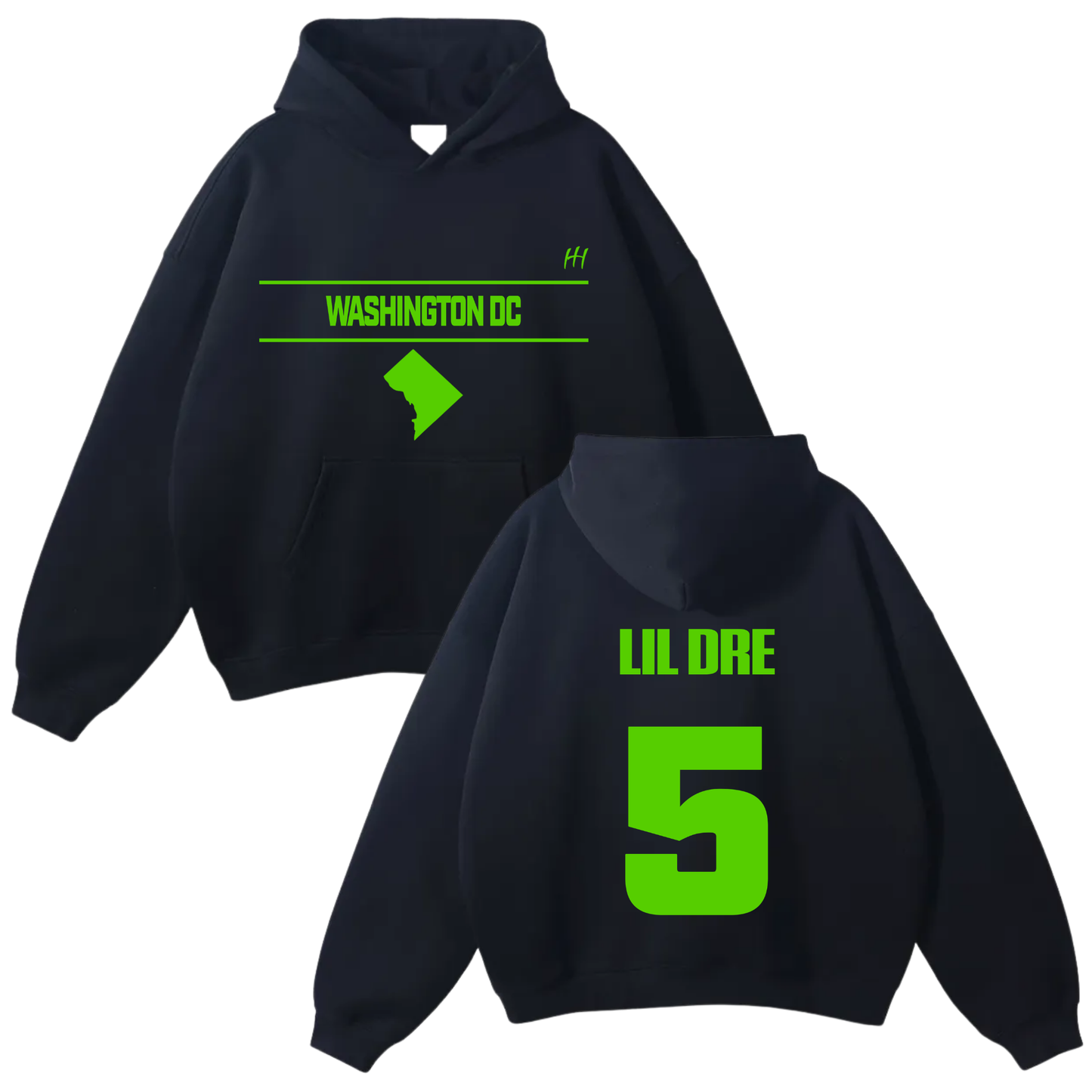 Deandre Downs Oversize Fleeced Hoodie