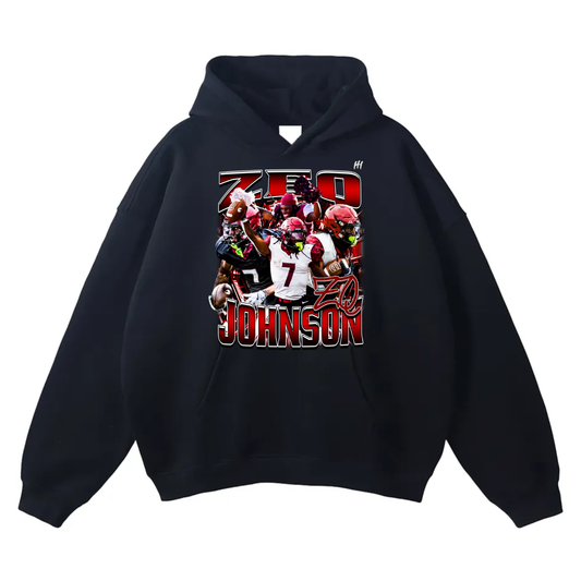 Zeq Johnson Oversize Fleeced Hoodie