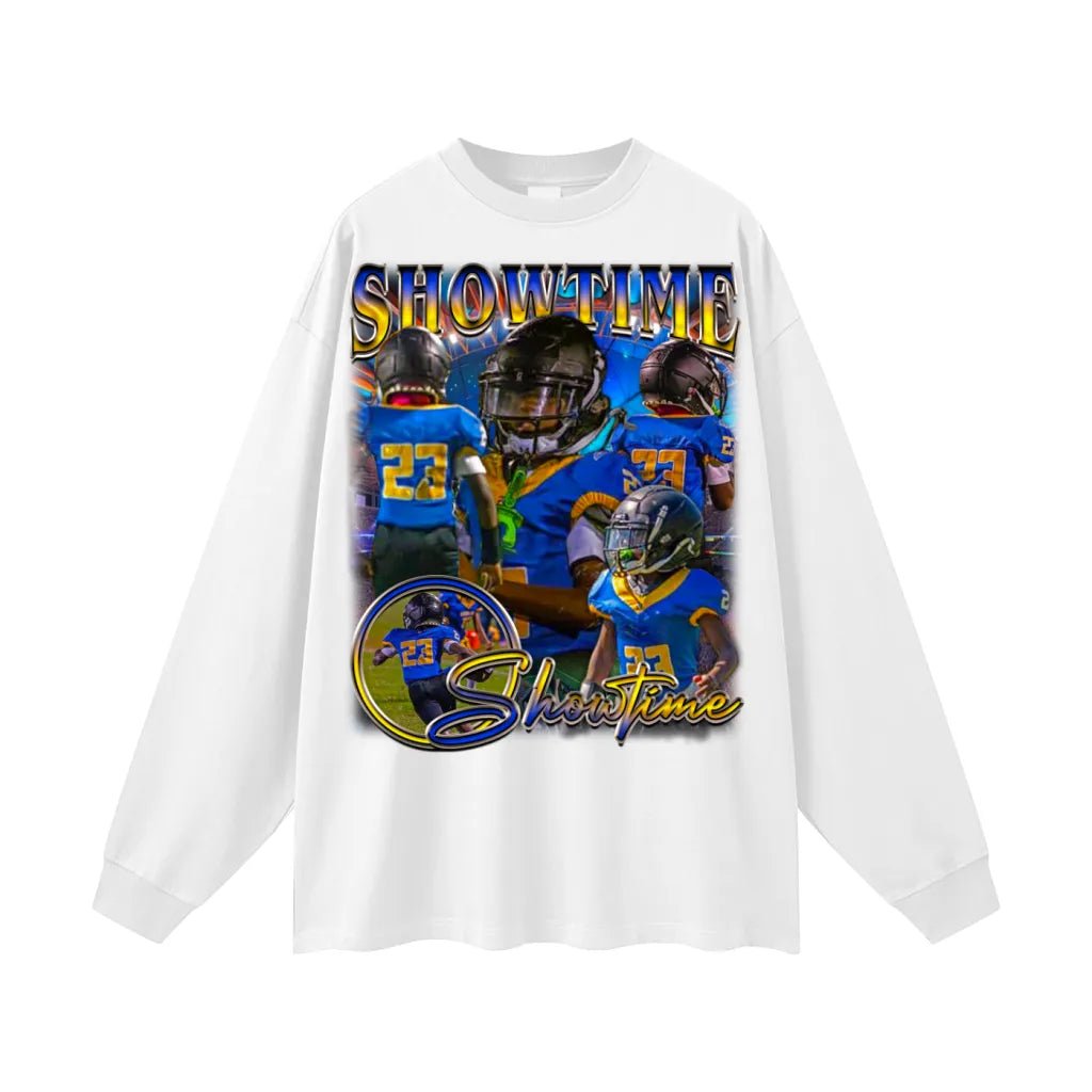Showtime Oversized Long Sleeve Tee