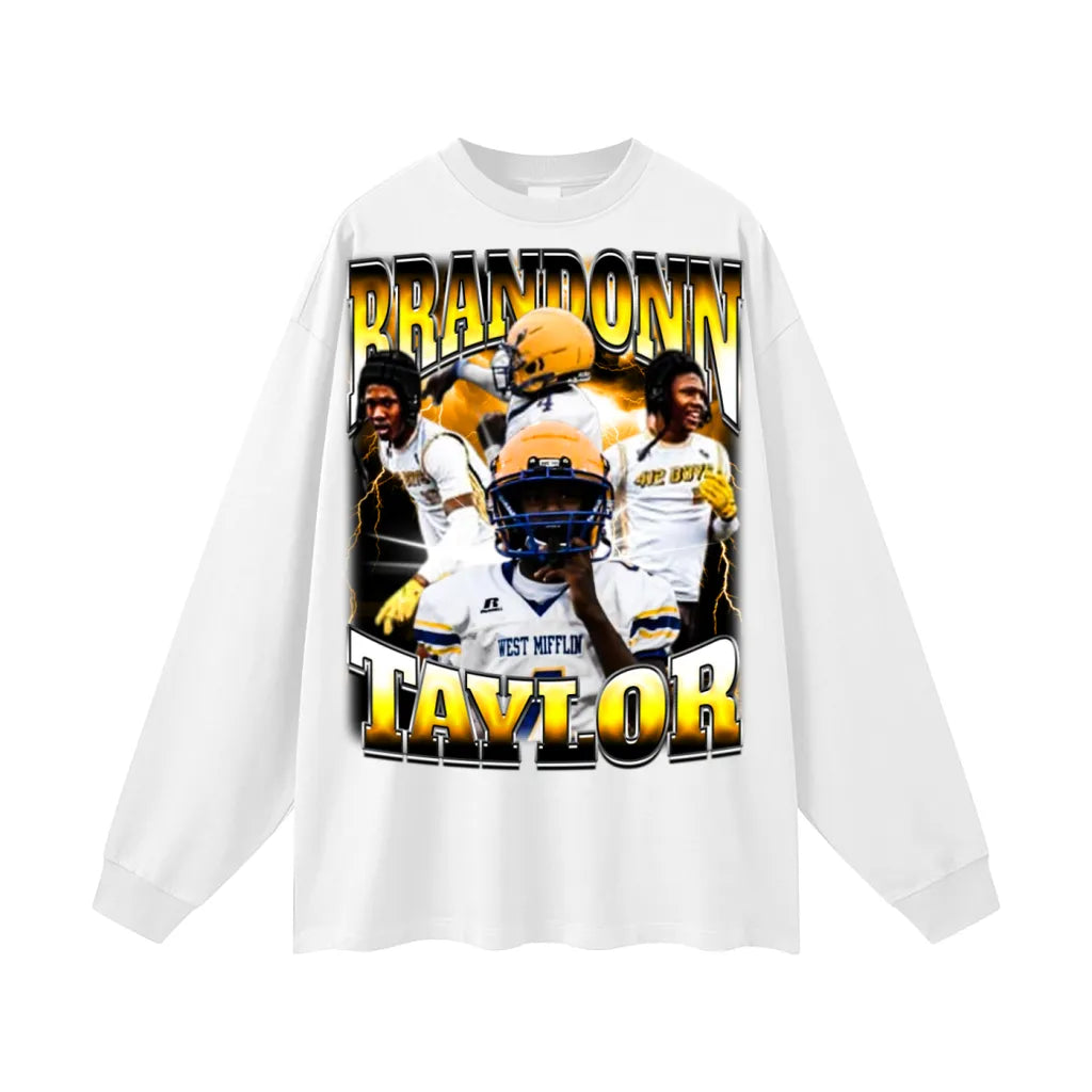Brandonn Taylor Oversized Long Sleeve Tee
