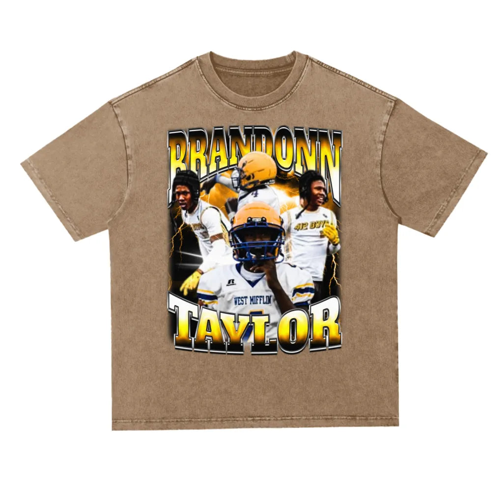 Brandonn Taylor Oversized Acid wash T-shirt