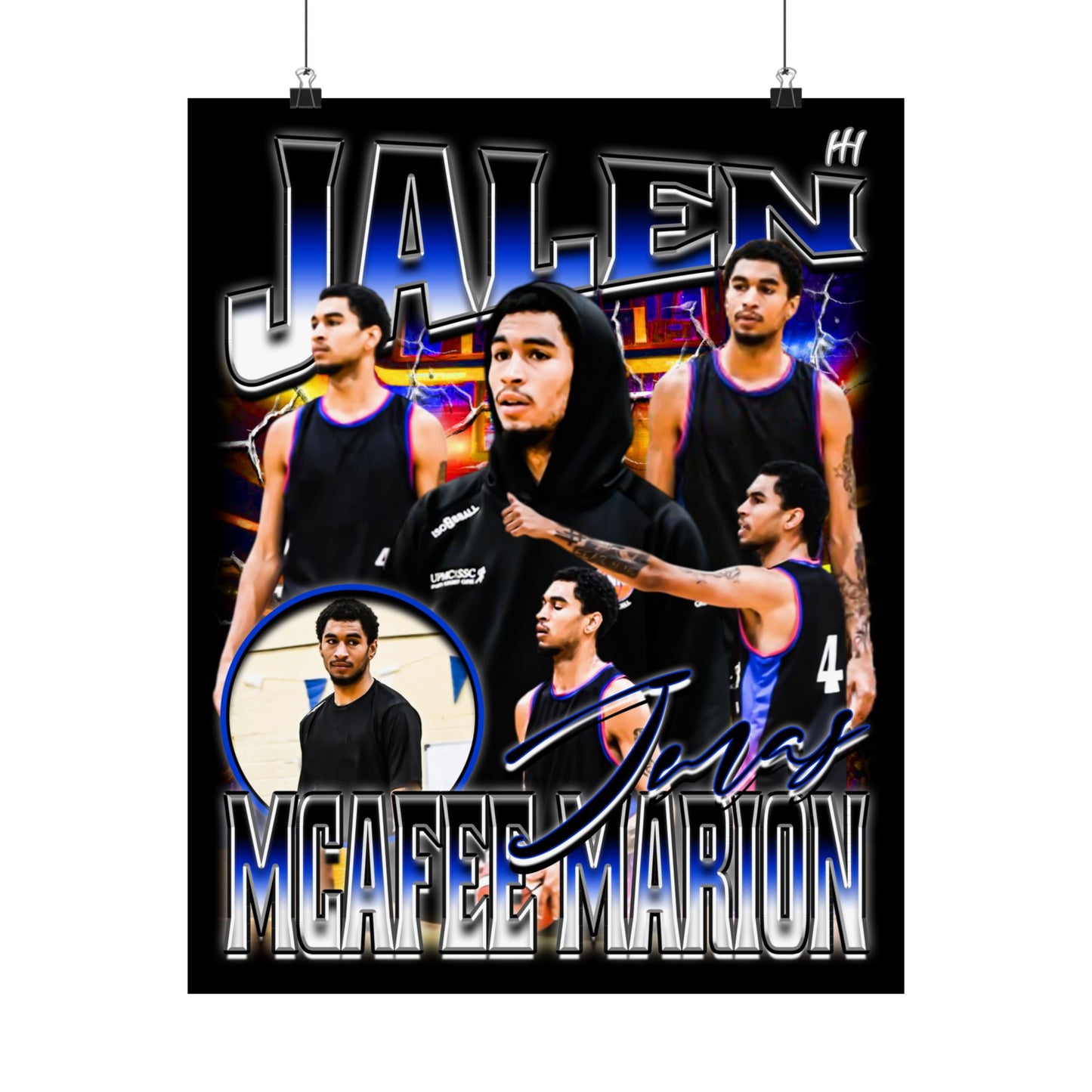 Jalen Mcafee Marion Poster - 16″ x 20″