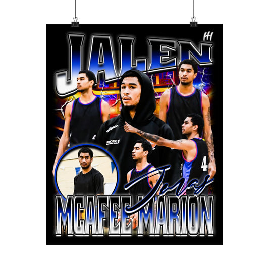 Jalen Mcafee Marion Poster - 16″ x 20″