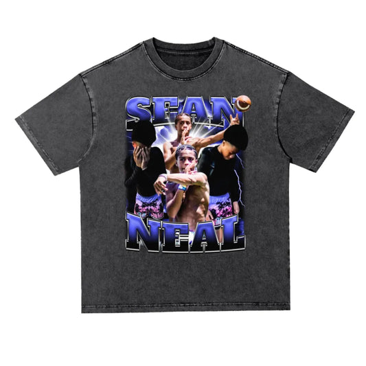 Sean Neal Oversized Acid wash T-shirt
