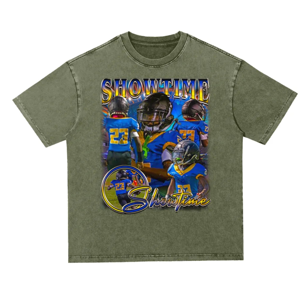Showtime Oversized Acid wash T-shirt