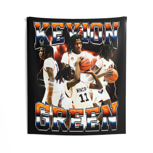 Kevion Green Tapestry 50” x 60”