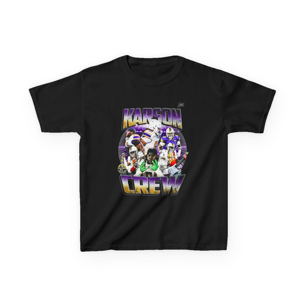 Karson Crew Youth Heavy Cotton Tee