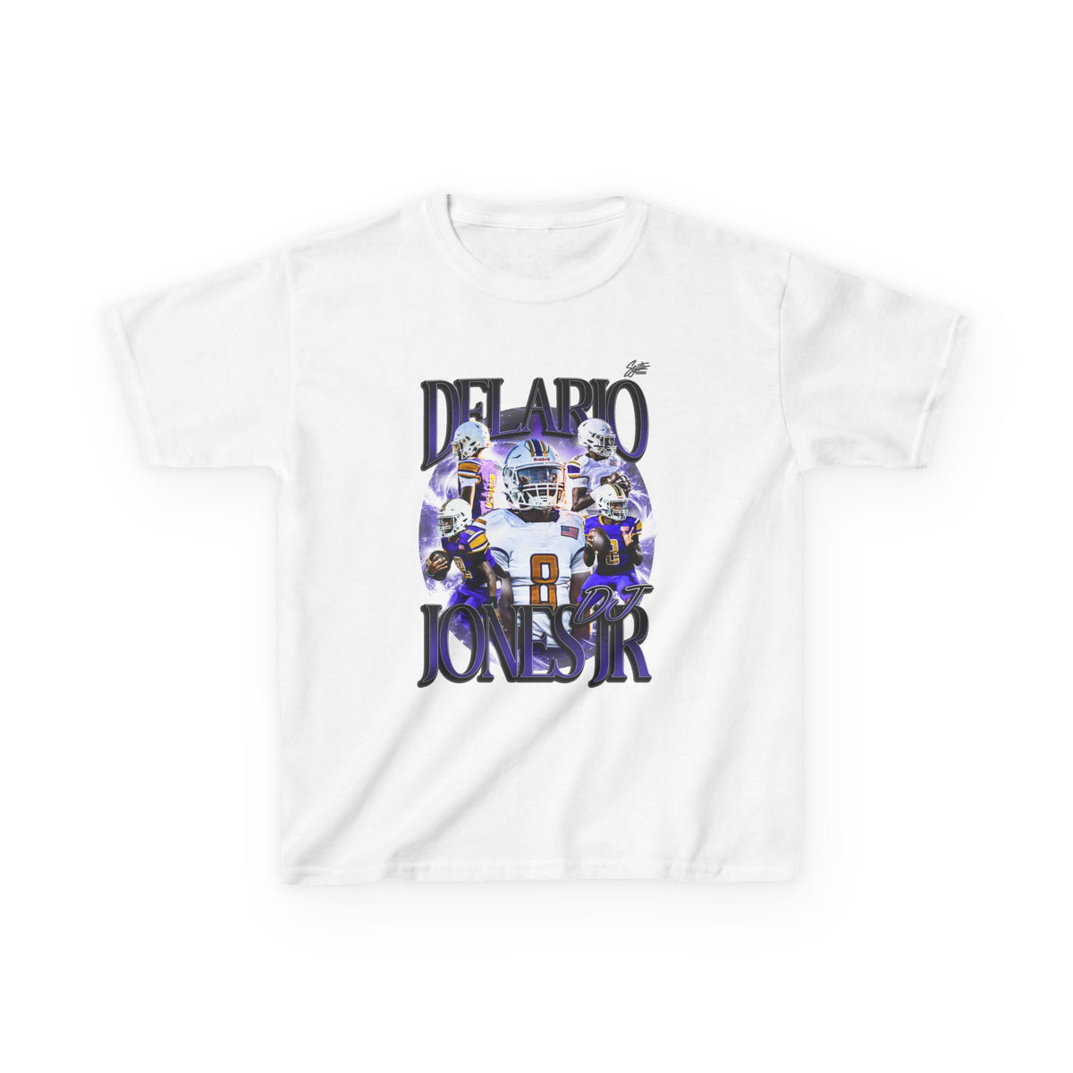 Delario Jones Jr Youth Heavy Cotton Tee