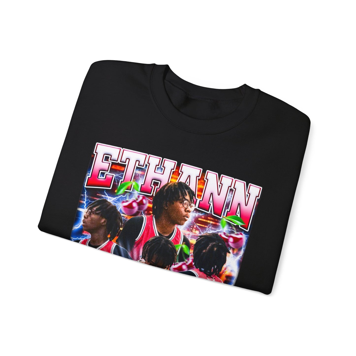 Ethann Cherry Crewneck Sweatshirt