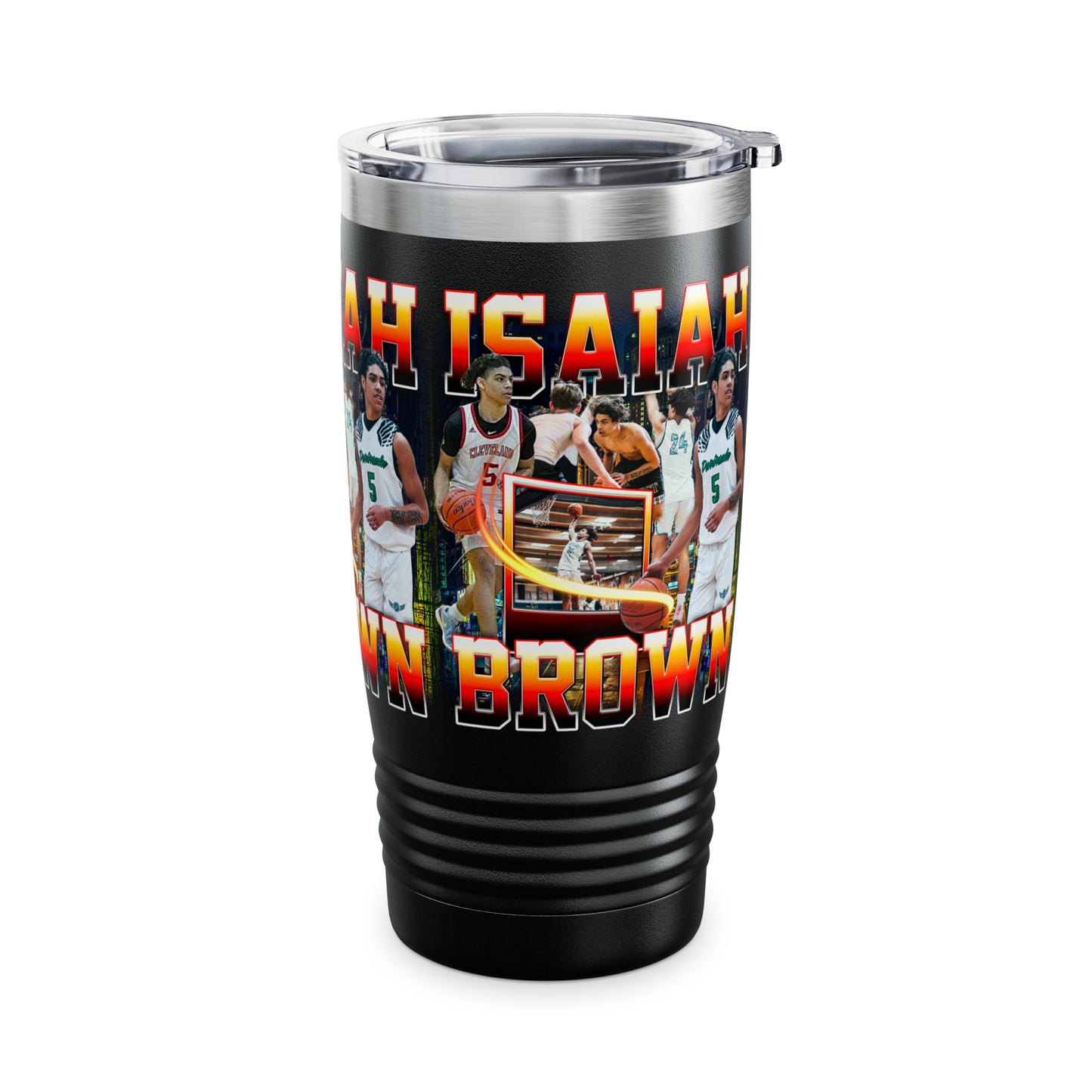 Isaiah Brown Stainless Steel Tumbler