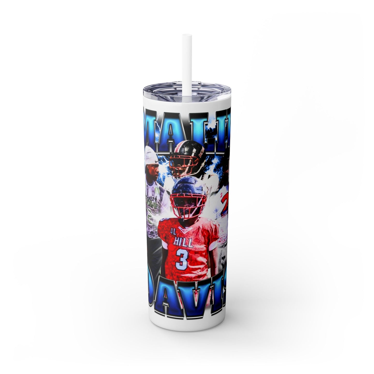 Malik Davis Stainless Steal Tumbler