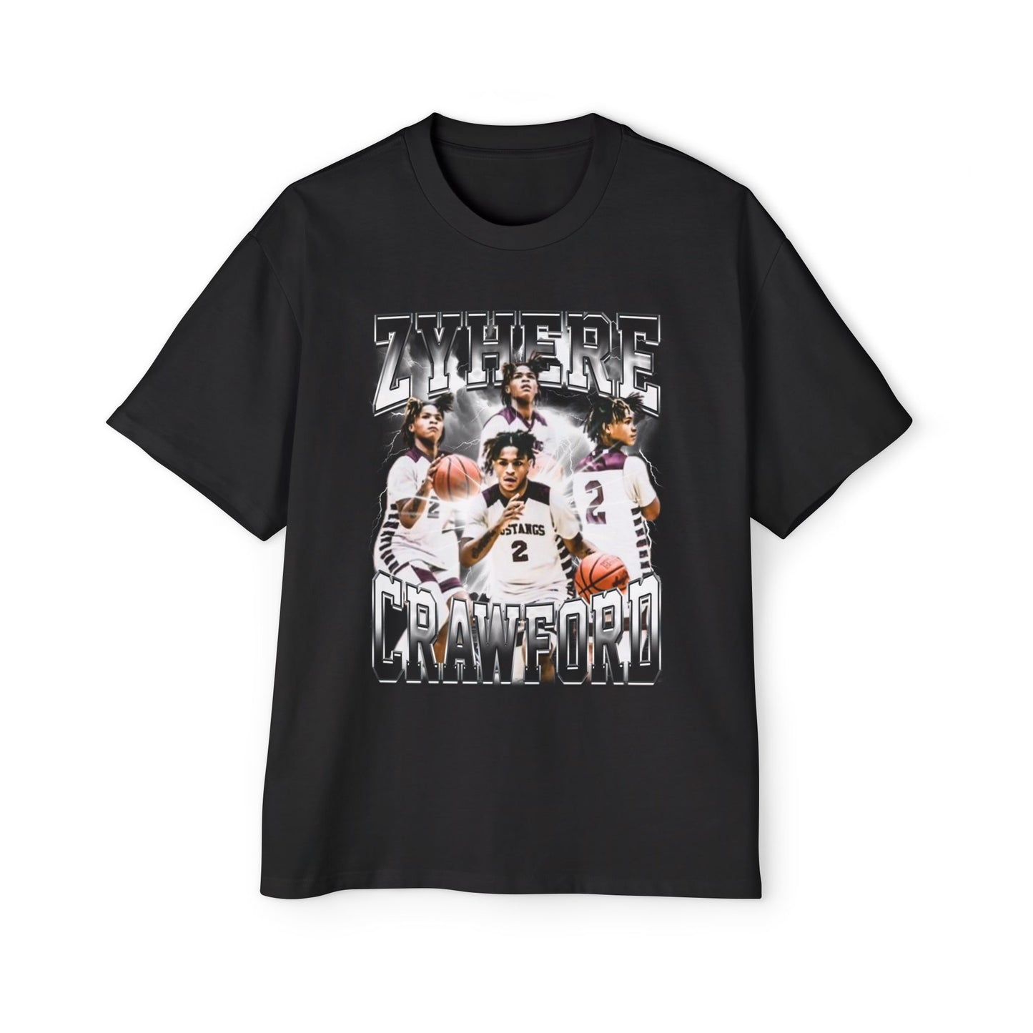 Zyhere Crawford Oversized Retro Tee