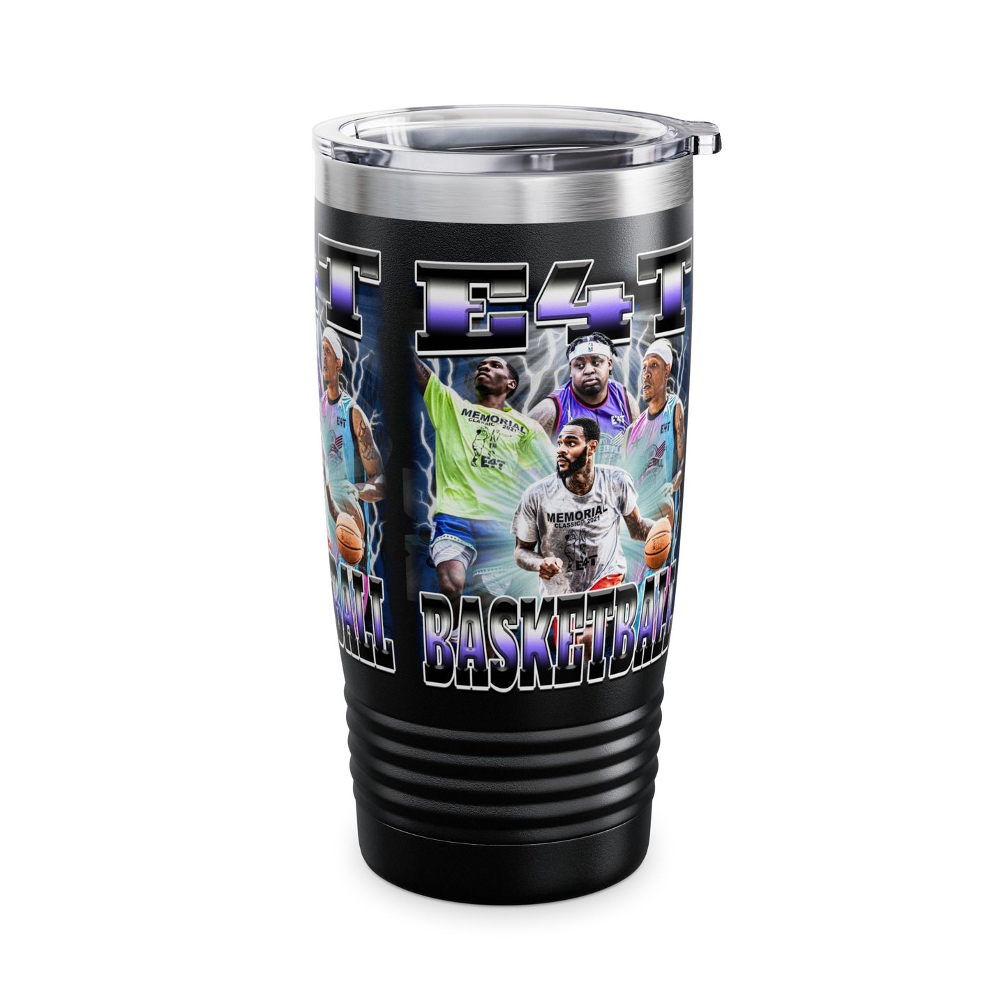 E4T Basketball Stainless Steal Tumbler