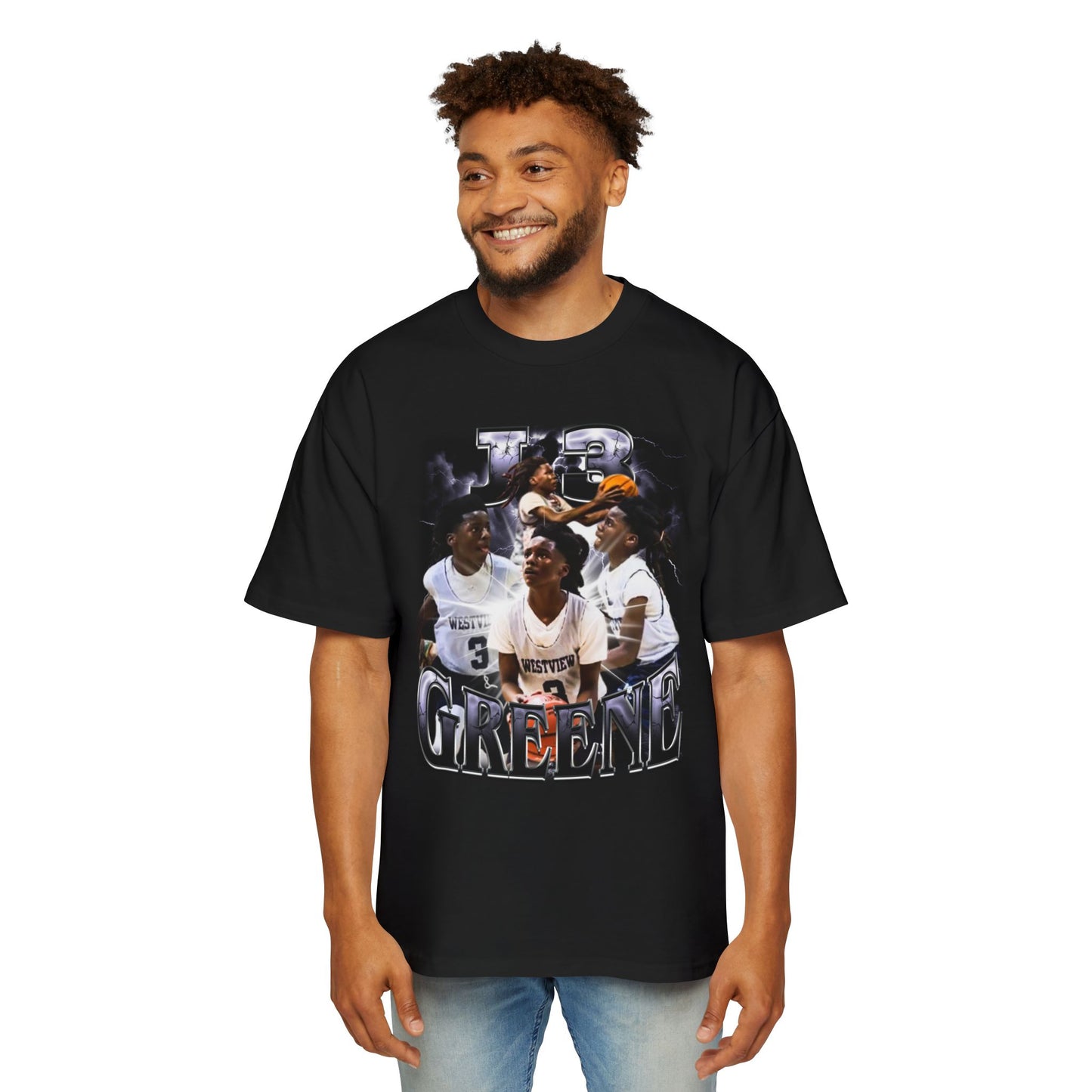 J3 Greene Oversized Retro Tee