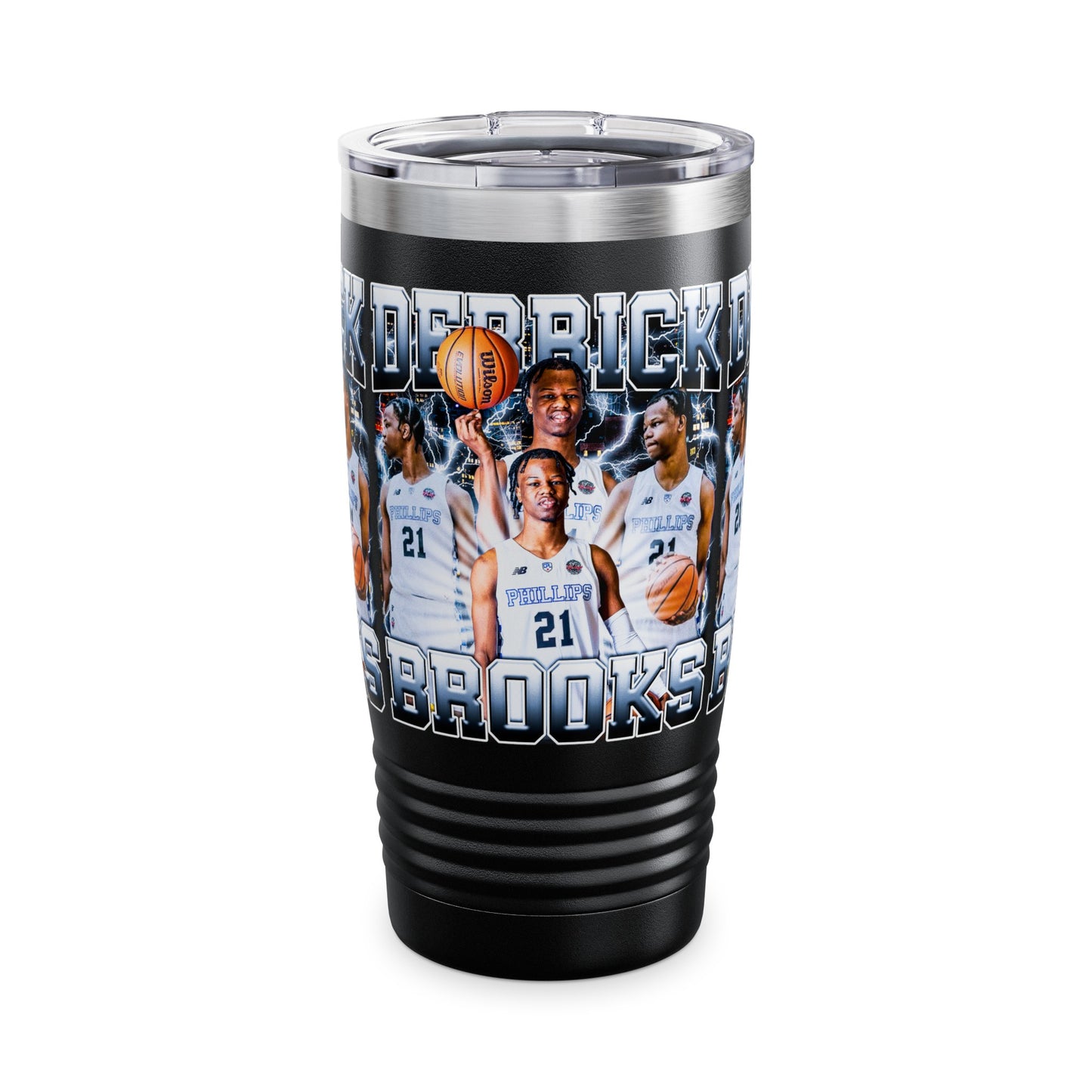 Derrick Brooks Stainless Steel Tumbler