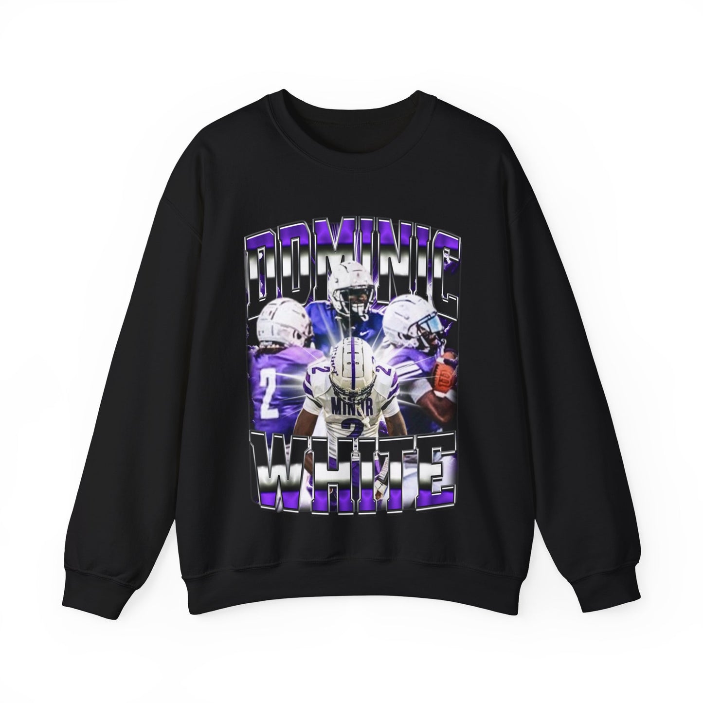 Dominic White Crewneck Sweatshirt