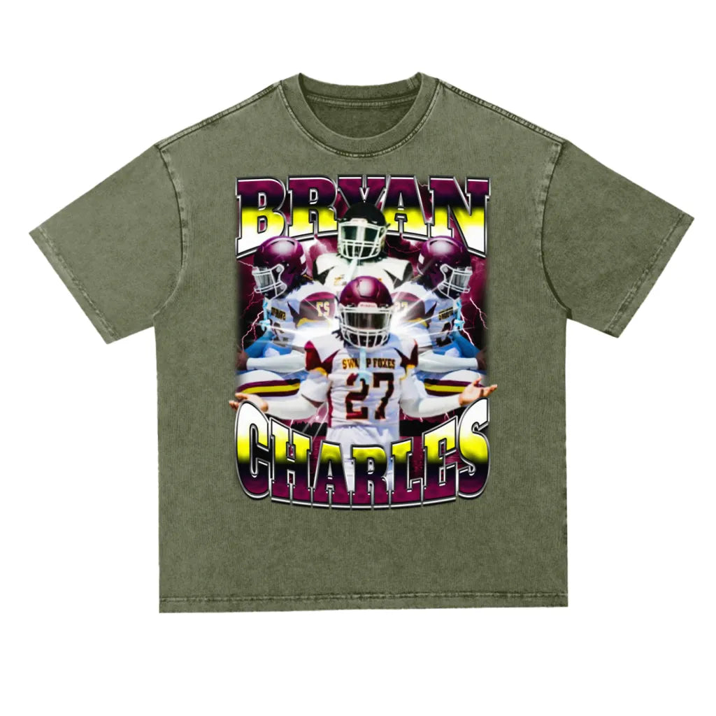 Bryan Charles Oversized Acid wash T-shirt