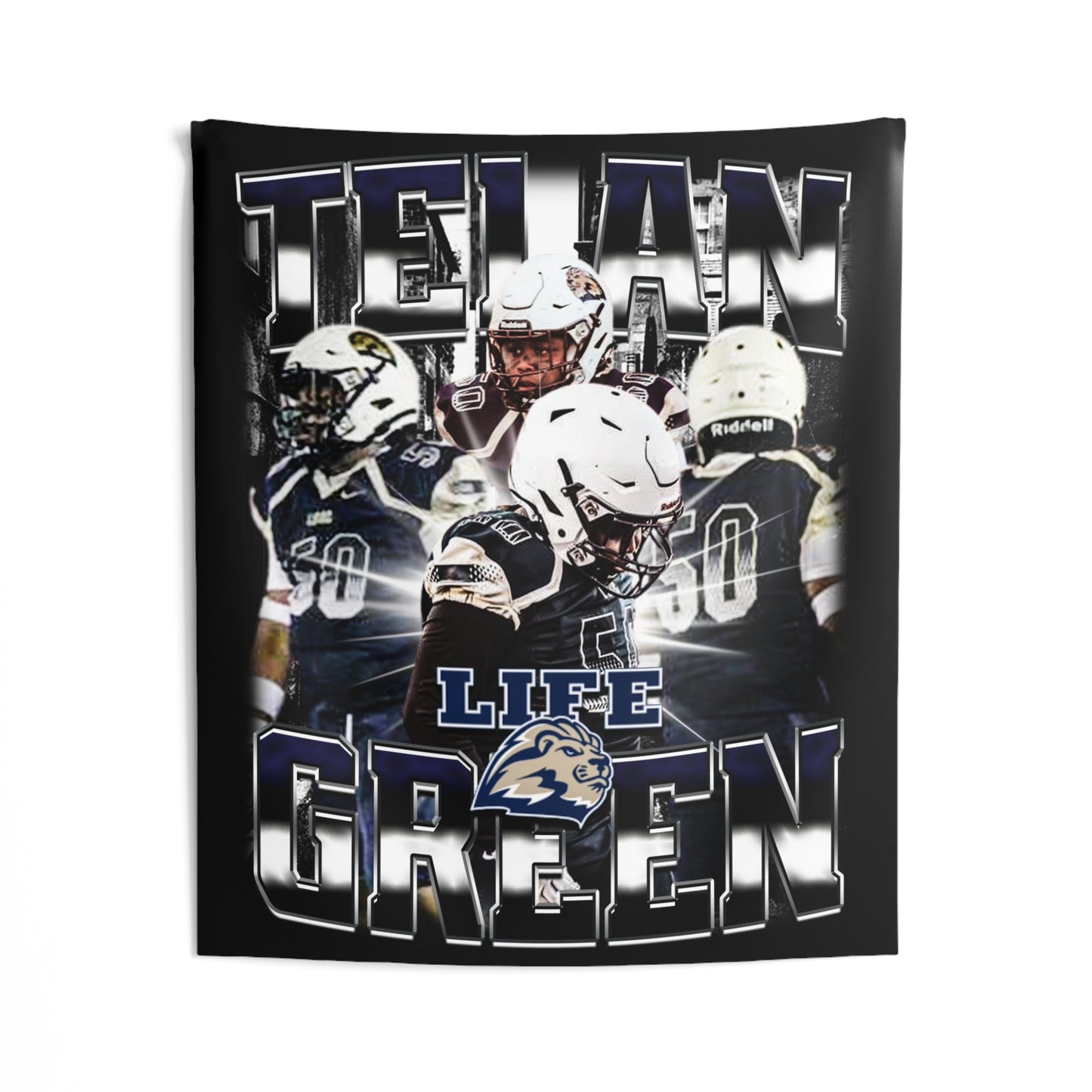 Telan Green Tapestry 50” x 60”